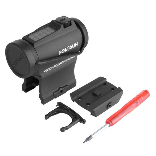 Holosun - Red Dot Sight HS503CU - Multi Reticle - Solar Panel - Black - HS503CU