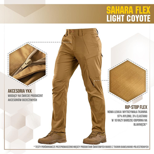 M-Tac - Taktické kalhoty Sahara Flex Lite - Coyote - 20064005