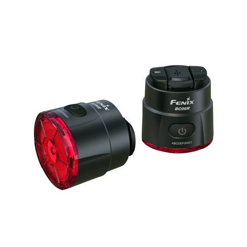 Fenix - Zadní LED světlo na kolo BC06R - 90 lm - Černá - BC06R.11111