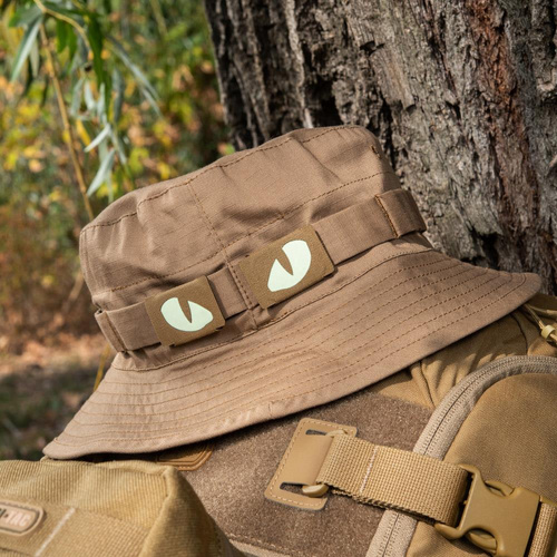 M-Tac - Laserem řezané nášivky Tiger Eyes - pár - Coyote - 51140005