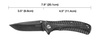 Kershaw - Zavírací nůž se zavírací čepelí - celokovový - 1301BW