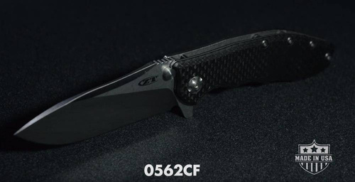 Zero Tolerance - Zavírací nůž ZT Hinderer 0562CF - CPM 20CV - Black - 0562CF