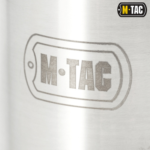 M-Tac - Termohrnek se skládací rukojetí - 450 ml - ocel - stříbrný - CL1C-M83