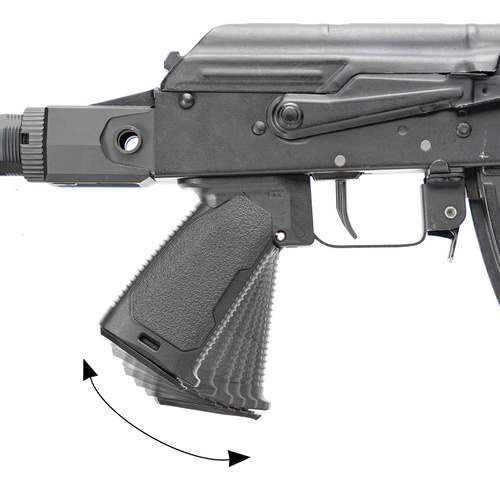 Strike Industries - Víceúhlová pistolová rukojeť pro AK - černá - SI-AK-MAPG-BK
