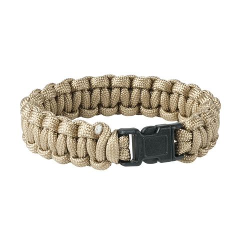 Helikon - Paracord náramek pro přežití - Coyote - AC-SBR-NL-11