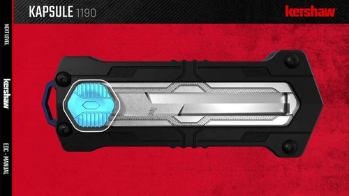 Kershaw - Kapsule 1190 Zavírací nůž - 8Cr13MoV - Black/Blue - 1190