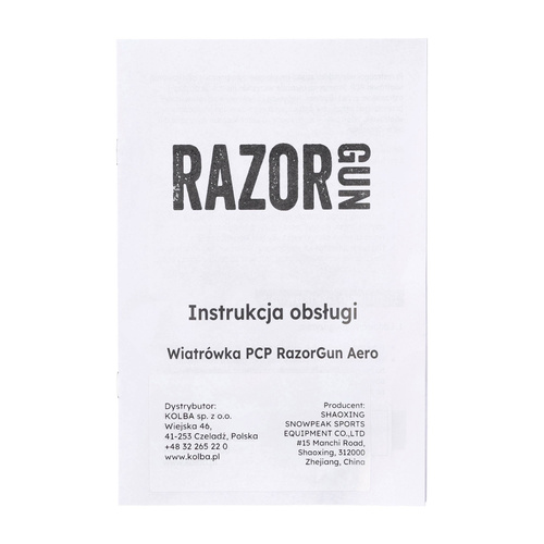 RazorGun - Aero PCP Airgun - 5,5 mm - dřevo - hnědá - PR900GEN2 5,5