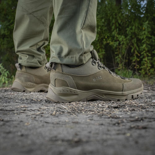 M-Tac - Patrol R Tactical Sneakers - kůže - olivová - 30203901