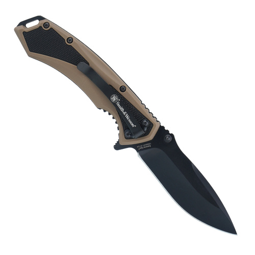 Smith&amp;Wesson - Zavírací nůž Extreme Ops - Drop Point - Tan - 1209515