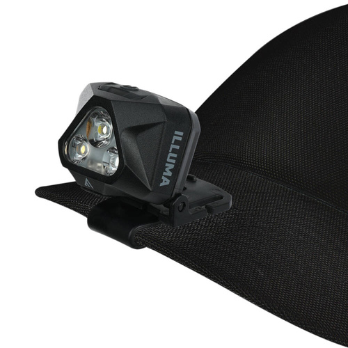 Mactronic - Čelová svítilna Illuma - 430 lm - USB-C - černá - AHL0081