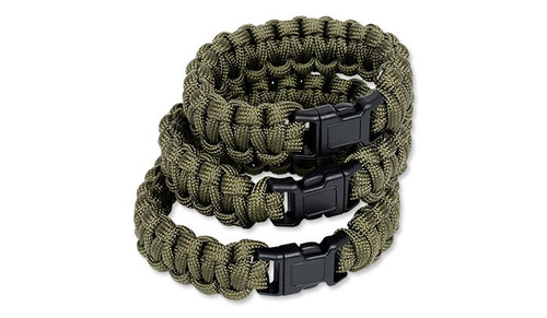 Mil-Tec - Náramek pro přežití - OD Green - 16370101