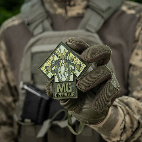 M-Tac - nášivka operátora MG - PVC - s potiskem - zelená Ranger - 51348123