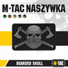 M-Tac - 3D nášivka - Vousatá lebka - černá / šedá - 51113211