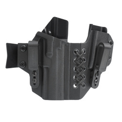 DOUBLETAP GEAR - Elastické kydexové pouzdro IWB pro HK P30, SFP a zásobník - černé