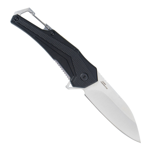 Smith&amp;Wesson - Zavírací nůž Oasis Carabiner - Drop Point - černý - 1208418