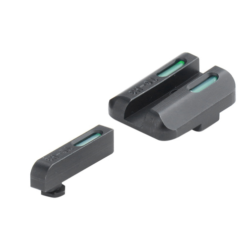 TruGlo - Tritiové optické zaměřovače TFX - Glock 17/19 - Nízký profil - Bílý obvod - TG13GL1A