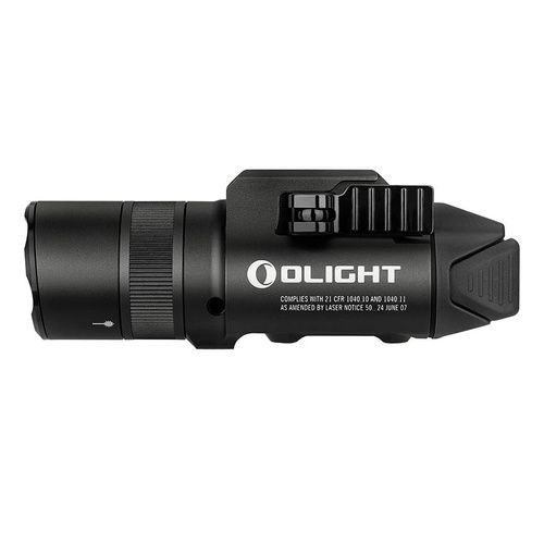 Olight - taktická LED svítilna s laserovým zaměřovačem BALDR Pro R - 1350 lumenů - zelený laser - černá barva