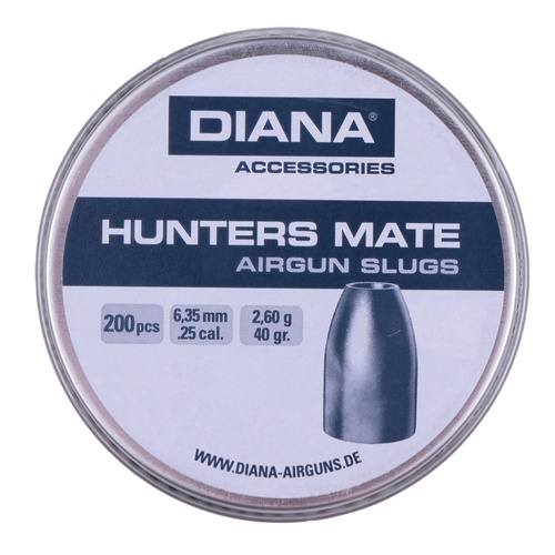 Diana - Vzduchovky Hunters Mate Slug - 6,35 mm - 200 nábojů - 44404002