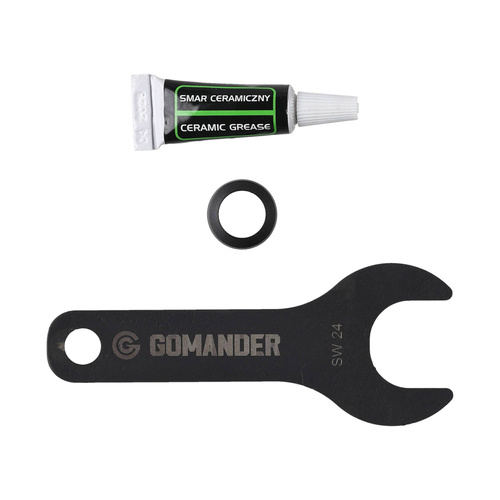 Gomander - Kompenzátor plamene Quadron Evo - 7,62 mm - 5/8 "x24 - Černá - TB0.10205