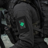 M-Tac - nášivka Lucky Card - Cordura 500D - Clover - černá - 51391002