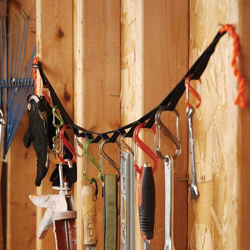 Nite Ize - Taktický organizační systém GearLine® - 10 x S-Biner + 2 x Gear Tie 12" - Coyote - GLN4-29-R8
