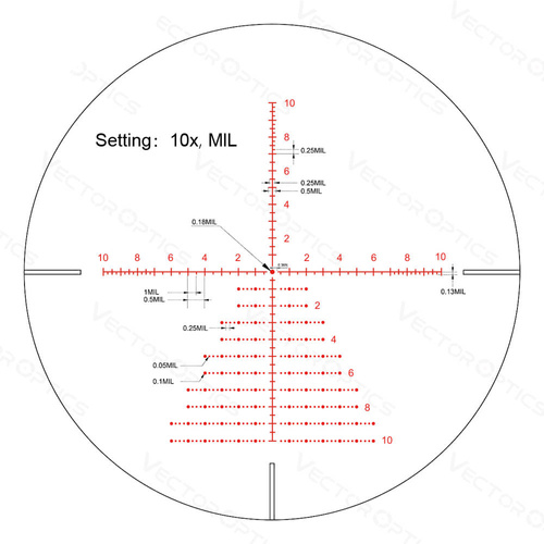Vector Optics - Taktický puškohled Continental X6 3-18x50 ARI Continental X6 3-18x50 - 30 mm - černý - SCOL-53