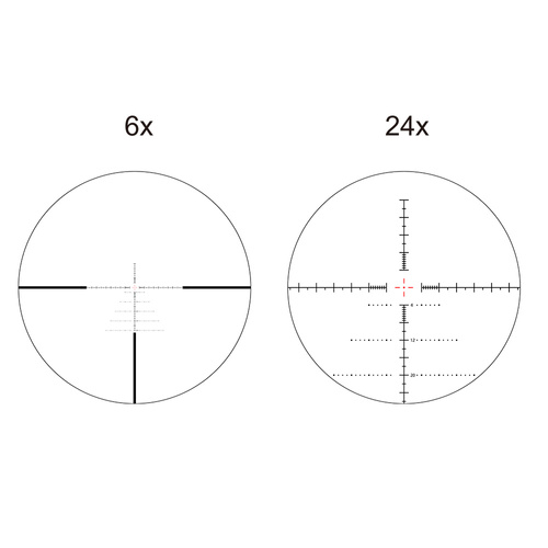 Vector Optics - Puškohled Sentinel 6-24x50 - 50 mm - FFP - SCFF-57
