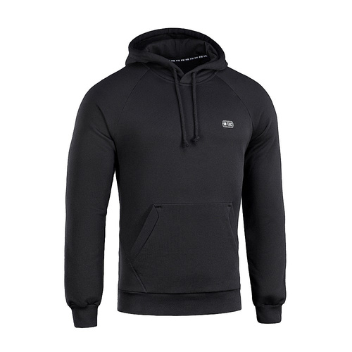 M-Tac - Bavlněná mikina s kapucí Raglan - černá - 20483002