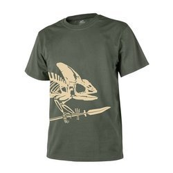 Helikon - Tričko s kostrou celého těla - olivově zelené - TS-FBS-CO-02