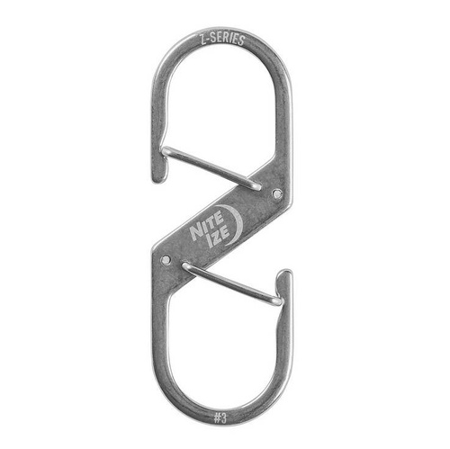 Nite Ize - Z-Series #3 Double Snap Hook - ocel - stříbrná - ZS3-11-R6