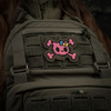 M-Tac - Kitty Pink Patch - Výšivka - Žlutá a modrá mašle - Ranger Green - 51393023