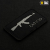 M-Tac - Laserem řezaná nášivka AKM 7.62x39 - černá/šedá - 51110211