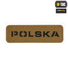 M-Tac - nášivka Polsko 25х80 - laserem řezaná - černá / kojot - 51004105