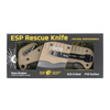 ESP - Záchranářský nůž - hladká čepel - Khaki - RKK-01