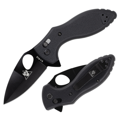 Ka-Bar - Zavírací nůž TDI Flipper - Spear Point - Black - 2490