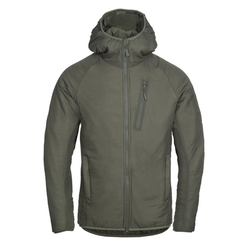 Helikon - Bunda Wolfhound Hoodie - Windpack Nylon - Alpha Green - KU-WLH-NL-36