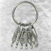 Nite Ize - S-Biner KeyRing Steel - nerez - KRGS-11-R3