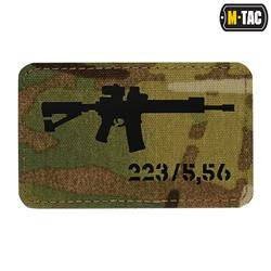 M-Tac - Laserem řezaná nášivka AR-15 223/5.56 - Multicam/černá - 51111802