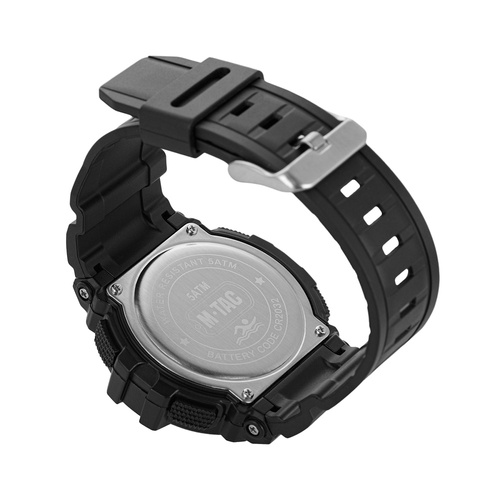 M-Tac - Taktické hodinky s kompasem 2233 - černé - 50010002