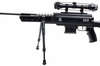 Black Ops - Odstřelovací vzduchová puška s přerušovaným výstřelem, dalekohledem 4x32 a dvojnožkou - 5,5 mm - B1091