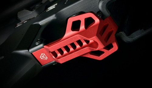 Strike Industries - Hliníkový chránič spouště Cobra - červený - SI-BTG-COBRA-RED
