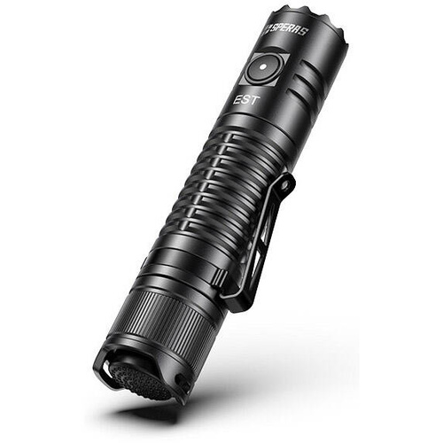 Speras - EST KIT LED taktická svítilna s baterií 3100 mAh - 1900 lm - černá - SPERAS EST KIT