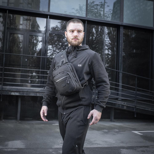 M-Tac - Cross Bag Slim Elite Hex - černá - 10210002