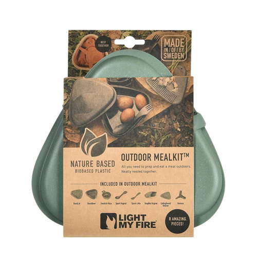 Light My Fire - Outdoor MealKit™ Travel Cookware Set - 8 kusů - SlatyBlack - 2418411010