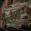 M-Tac - Kitty Contour Patch - výšivka - žlutá a modrá mašle - Coyote - 51386205