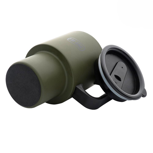 M-Tac - Termohrnek s víkem - 450 ml - olivový - 60010001