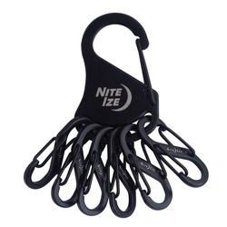 Nite Ize - S-Biner KeyRack Steel - černý - KRS-03-01