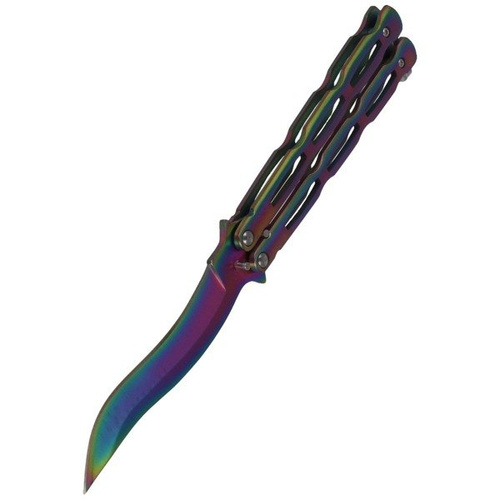 Martinez Albainox - Motýlí nůž Balisong Rainbow - 36297
