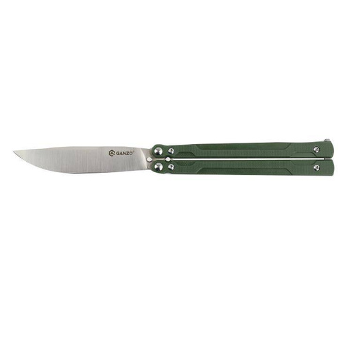 Ganzo - Nůž Balisong Firebird G766 Butterfly - 440C - zelený - G766-GR