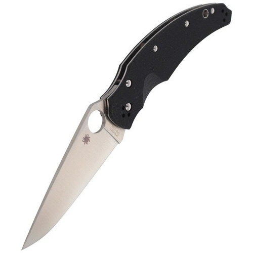 Spyderco - Nůž Opus Black G-10 PlainEdge - C218GP